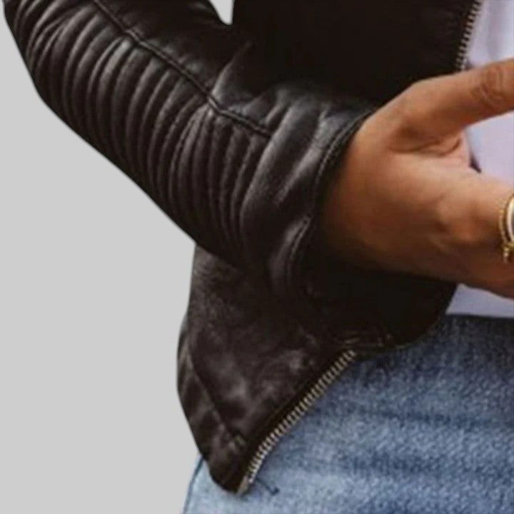 Елегантно кожено палто Диана за стил и комфорт