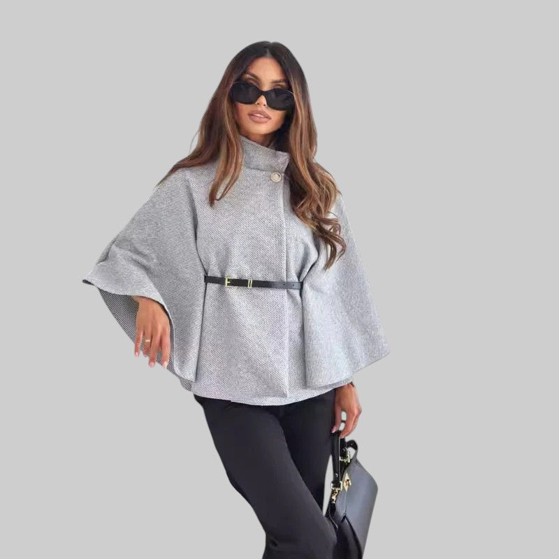 Ивана - Стилно яке с пеперудени ръкави и колан