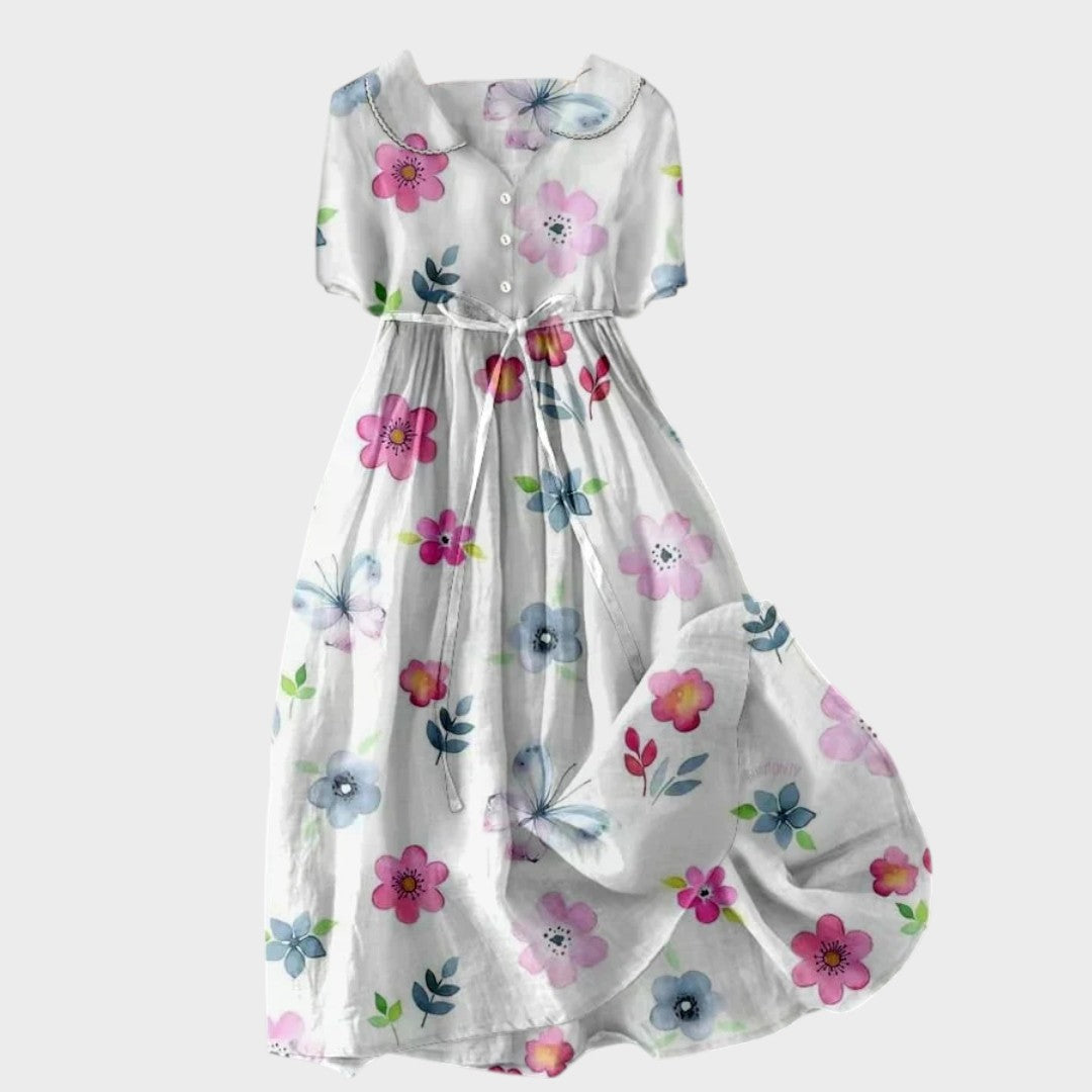 Ена - Лятна рокля с акцент на талията