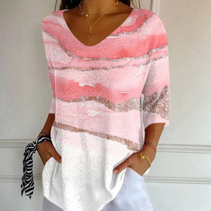 Тениска Деграде за комфортно ежедневно носене