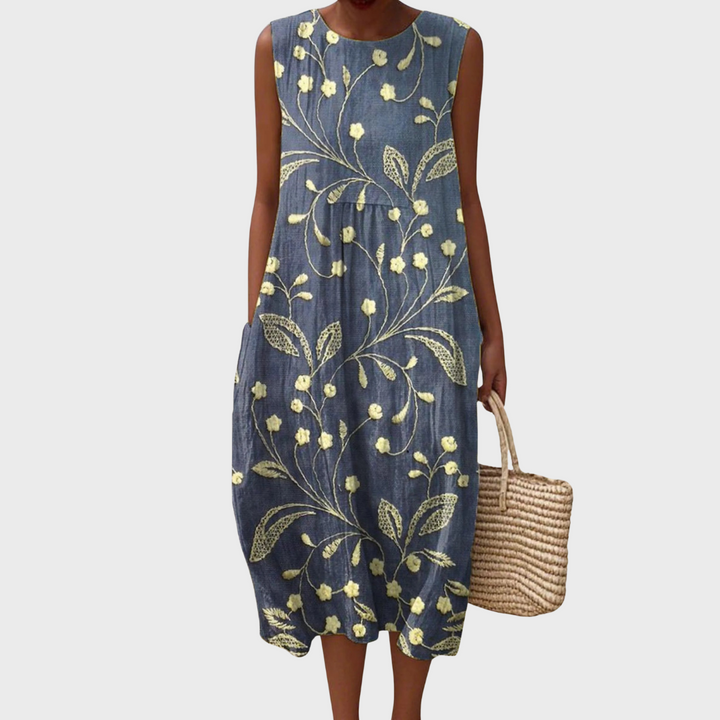 Лара - Удобна памучна рокля за релаксация