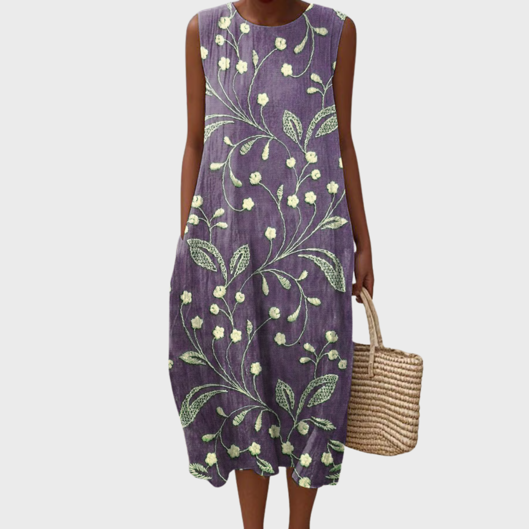 Лара - Удобна памучна рокля за релаксация