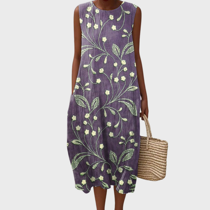 Лара - Удобна памучна рокля за релаксация