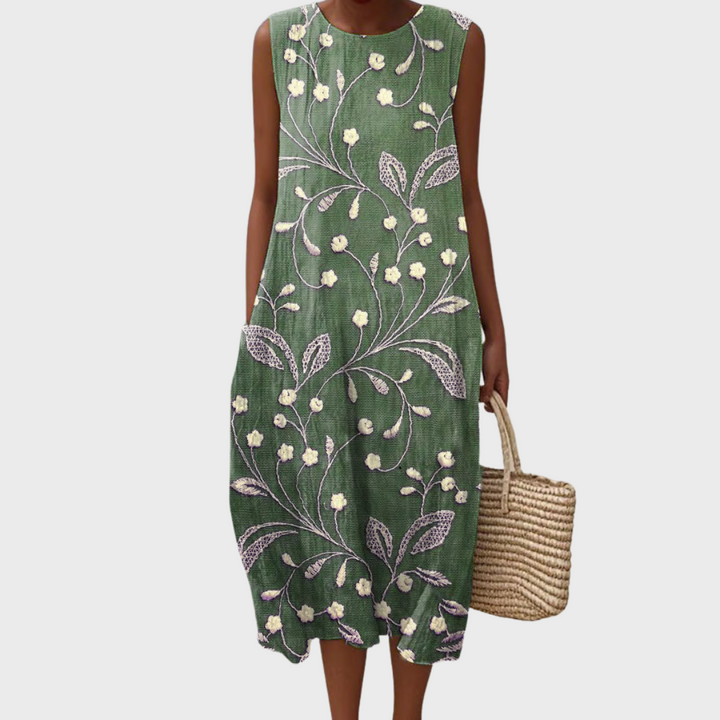 Лара - Удобна памучна рокля за релаксация