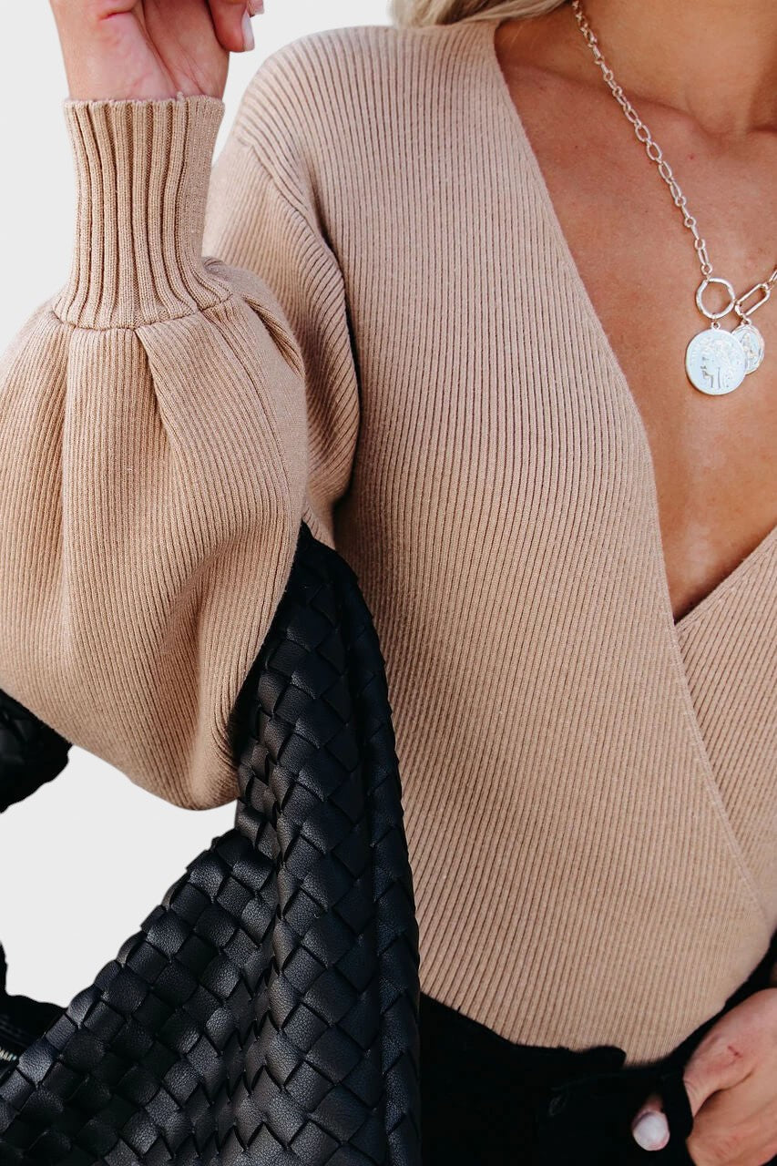 Каталина™ - Удобен пуловер с оребрена плетка