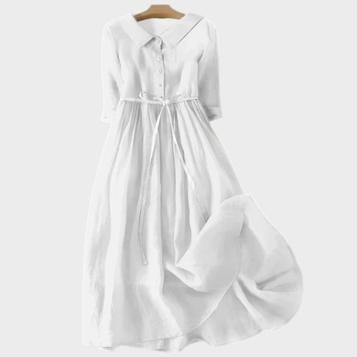 Ена - Лятна рокля с акцент на талията