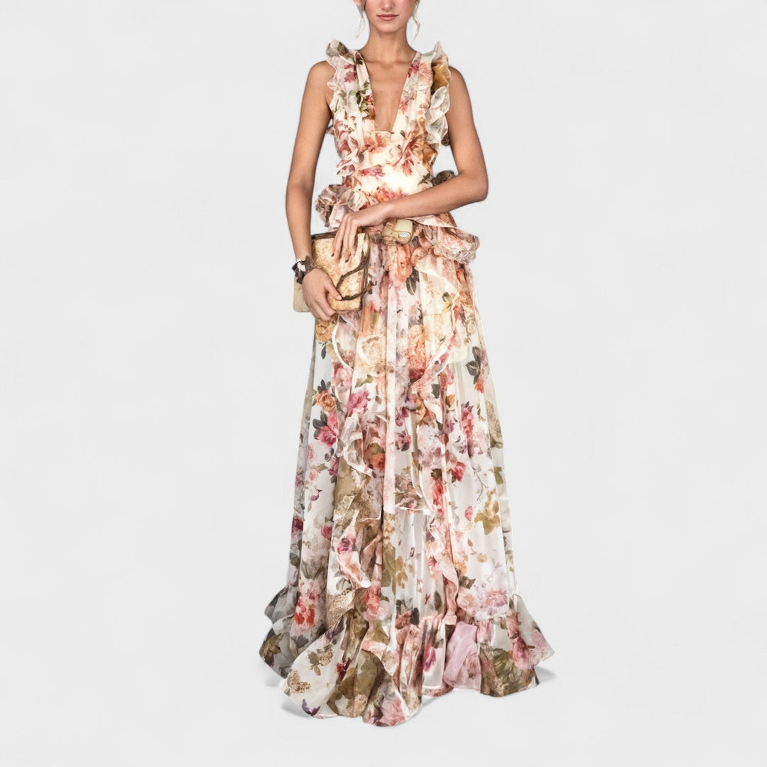 Изабела - Стилна дълга рокля за специални поводи