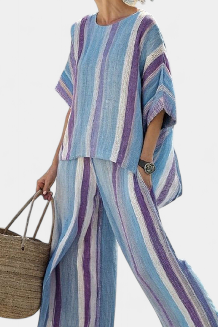 Елегантен комплект райе Daisy за изискан стил и комфорт