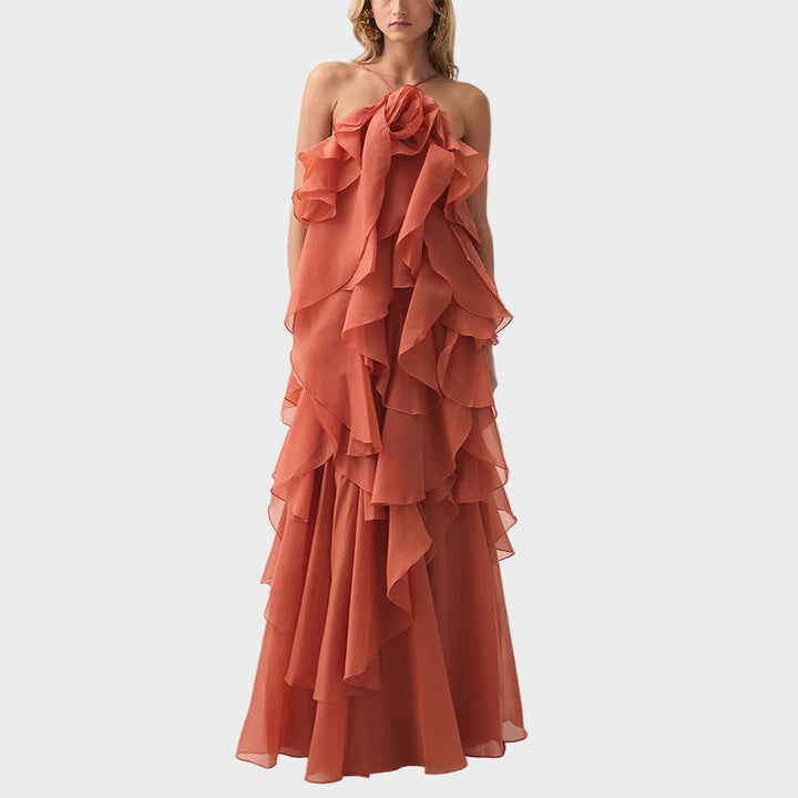 Ливора I Стилна Макси Рокля за Всекидневно Носене