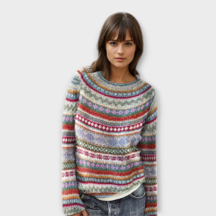 Manonin - Comfortable Striped Sweater for Everyday Wear

Маноин - Удобен райе пуловер за ежедневно носене