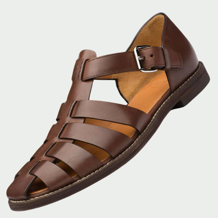 GIORDANO|Кожени гладиаторски сандали за комфорт и стил