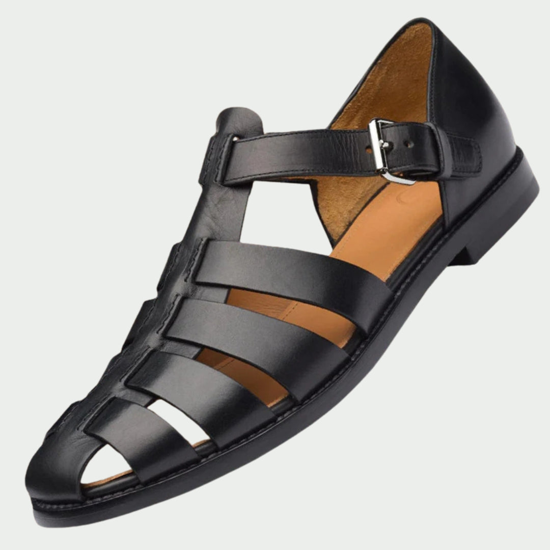 GIORDANO|Кожени гладиаторски сандали за комфорт и стил