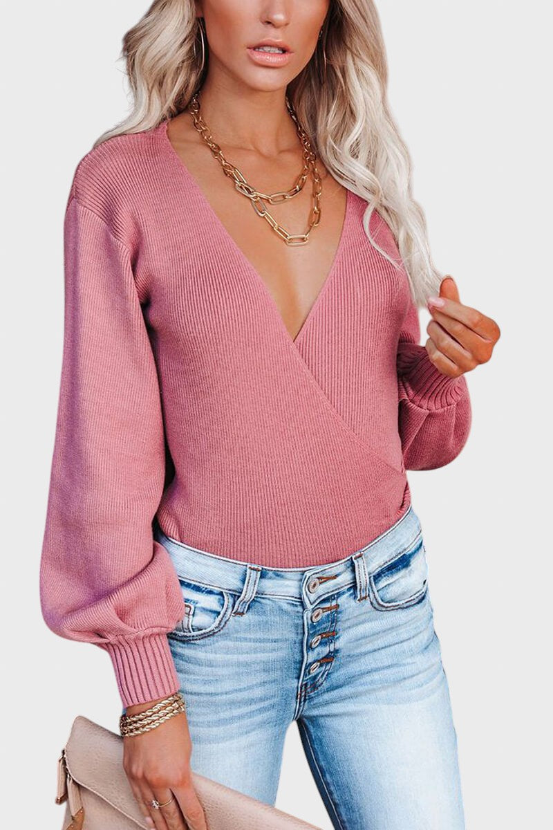 Каталина™ - Стилен пуловер с оребрена плетка